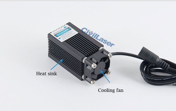 450nm 2.5w laser module